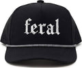 Funky Junque - Kid's Golf Hat - Feral - Black: Medium/Large