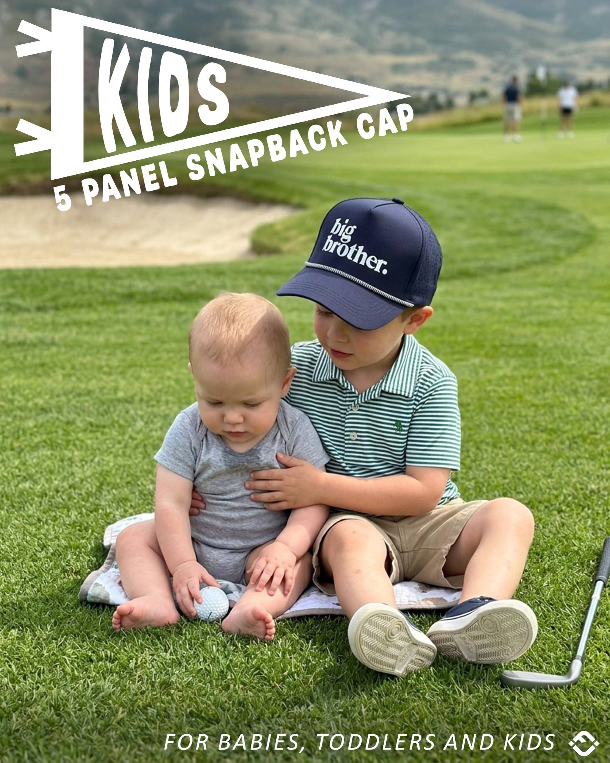 Funky Junque - Kid's Golf Hat - Big Brother - Navy: Medium/Large