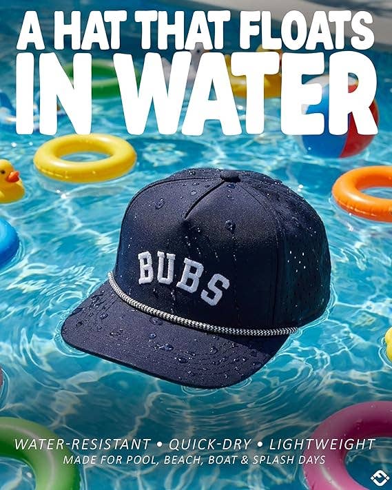 Funky Junque - Kid's Golf Hat - Bubs - Navy