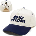 Funky Junque - Criss Cross 2-Tone Hat - Boy Mom - Navy/Beige