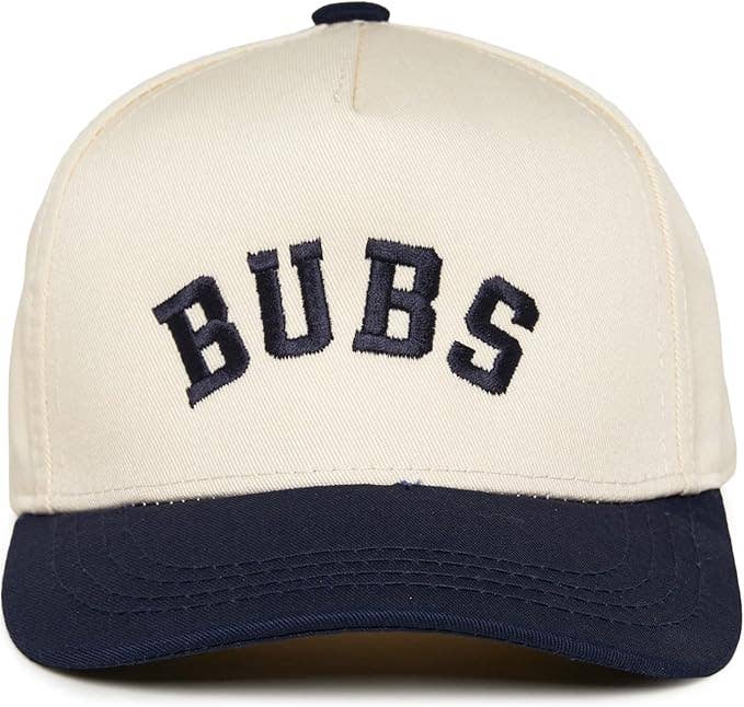 Funky Junque - Kids/Baby Two Tone Vintage Cap - Bubs (Navy/Beige): Toddler (12-24 Months)