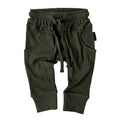 BAMBOO RIBBED JOGGERS - HUNTER