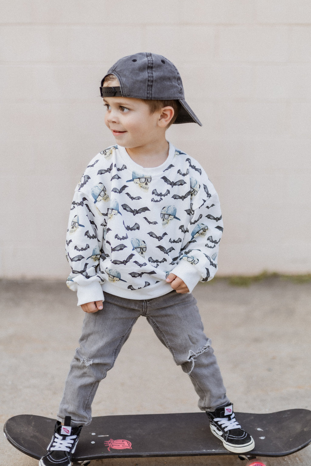 Spooky Bro Bamboo Bubble Romper or Crewneck Sweatshirt