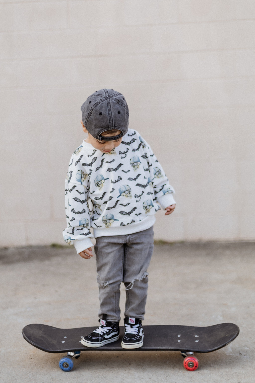Spooky Bro Bamboo Bubble Romper or Crewneck Sweatshirt