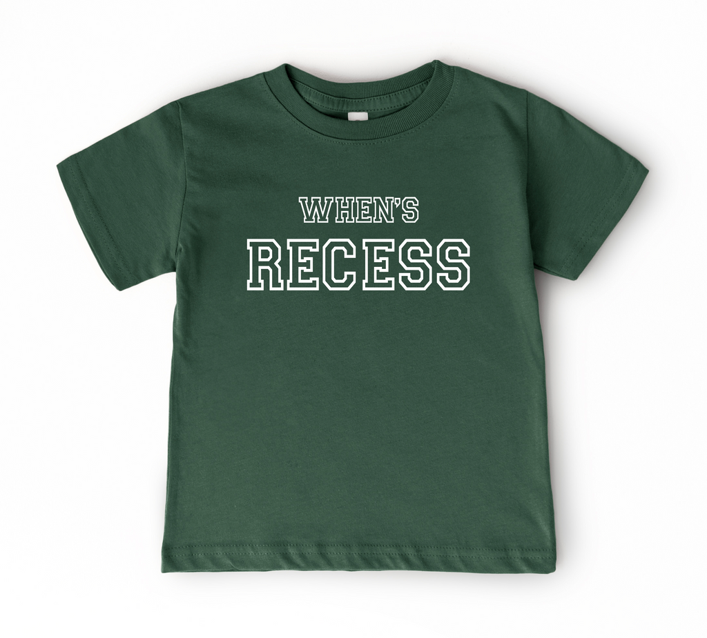 When's Recess