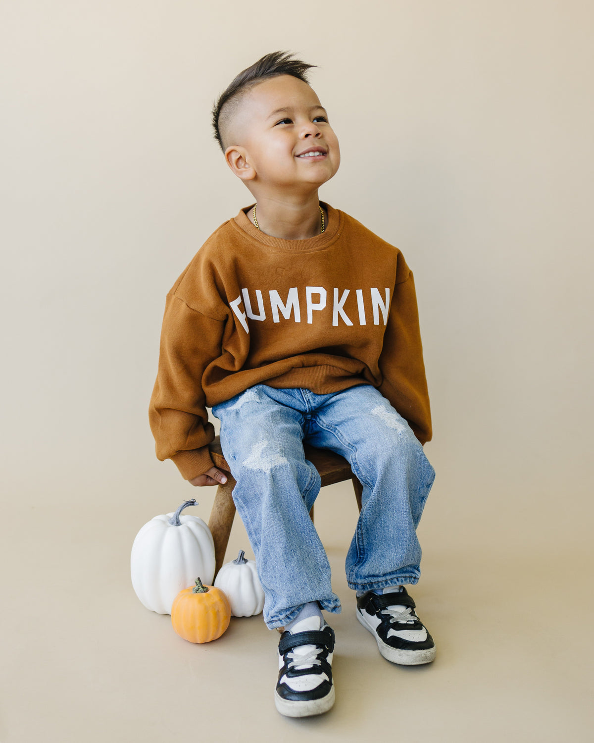 Pumpkin Crewneck Sweatshirt