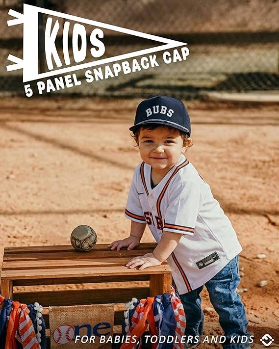 Funky Junque - Kid's Golf Hat - Bubs - Navy